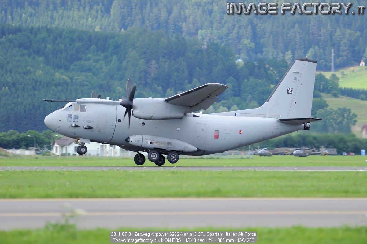 2011-07-01 Zeltweg Airpower 6282 Alenia C-27J Spartan - Italian Air Force